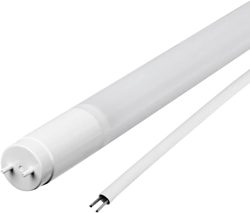 Photo 1 of 4 ft. 15W (32-40W Replacement) Cool White (4100K) T8/T12 Replacement Dual Mode (Type AB) Linear LED Tube (10-Pack)