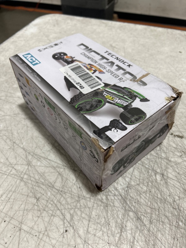 Photo 1 of Tecnock RC Racing Car, 2.4Ghz High Speed Remote Control Car, 1:18 2WD Toy Cars Buggy for Boys & Girls with Two Rechargeable Batteries for Car, Gift for Kids(Red)