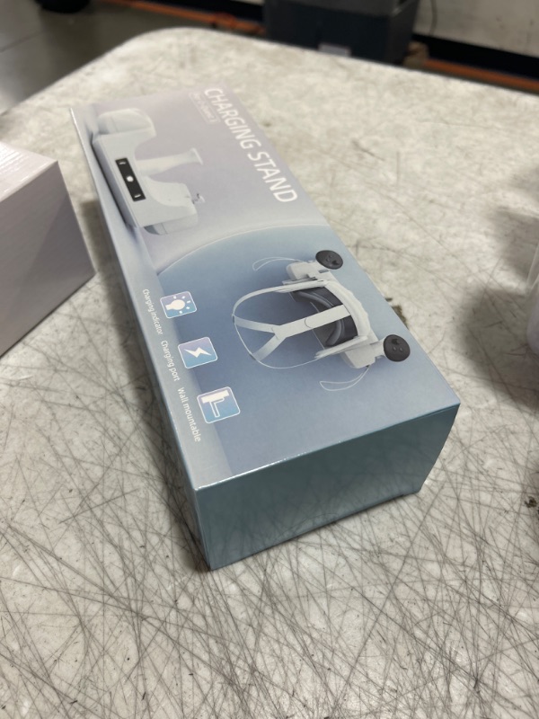 Photo 1 of VR Charging Station for Oculus/Meta Quest 3, Charging Dock Supports LED Indicator, Charging Dock Station with USB-C Fast Charging for VR Console and Touch Controller