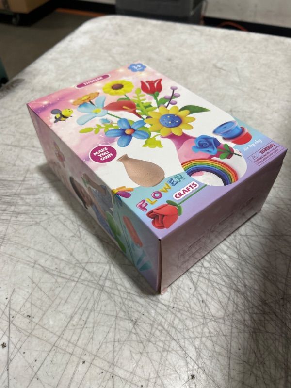 Photo 2 of Titoclar Arts & Crafts Kits for Kids Girls 8-12, Air Dry Clay Modeling Clay, Mothers Day Crafts for Kids, Birthday Mothers Day Gifts for Girls 6 7 8 9 10 11 12 Year Old, Girl Kids Toys Clay Flowers