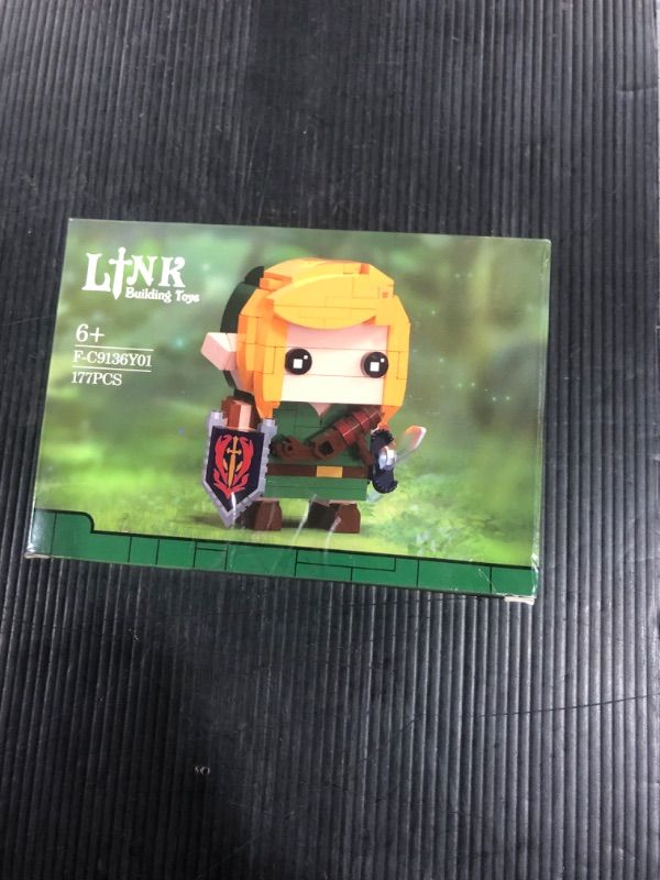 Photo 2 of Link Building Set, Link Figure Holding Master Sword and Hylian Shield, Great Toys Gifts for Fans Kids Adults(177 Pieces)