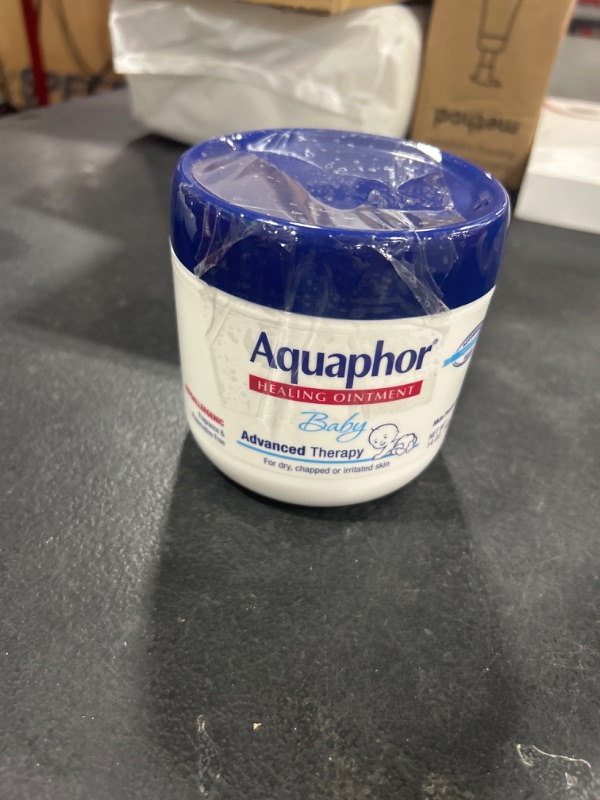 Photo 2 of Aquaphor Baby Healing Ointment Advanced Therapy Skin Protectant, Dry Skin and Diaper Rash Ointment, 14 Oz Jar 14 Ounce (Pack of 1)