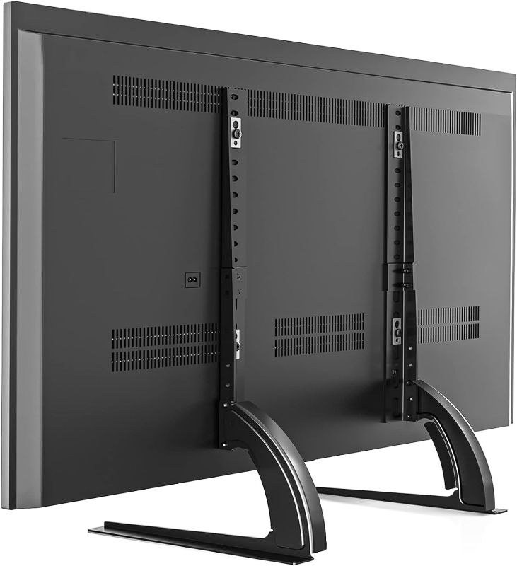 Photo 1 of Limited-time deal: 5Rcom TV Stand Mount, Universal TV Stand Tabletop for 22 to 65 inch Plasma LCD LED Flat Screen TVs, TV Legs, Holds up to 88lbs, Max VESA 800 x 500mm, Height Adjustable TV Base,