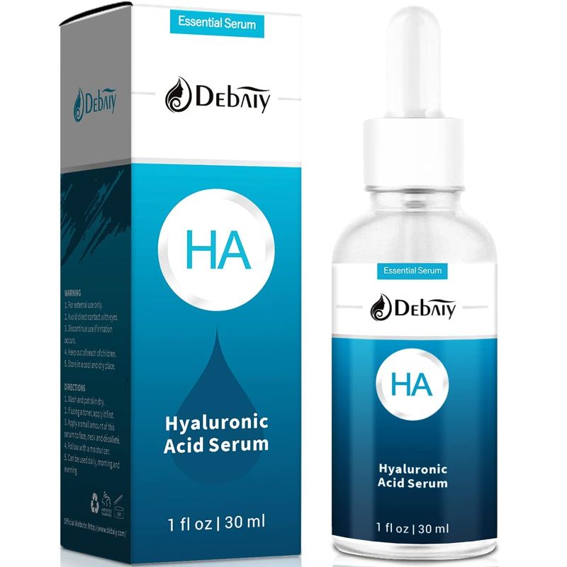 Photo 1 of Hyaluronic Acid Serum for Face, Facial Moisturizer Skincare Fades Wrinkles Repair Brightening Firming Hydrating for Skin Care (1Fl Oz)
