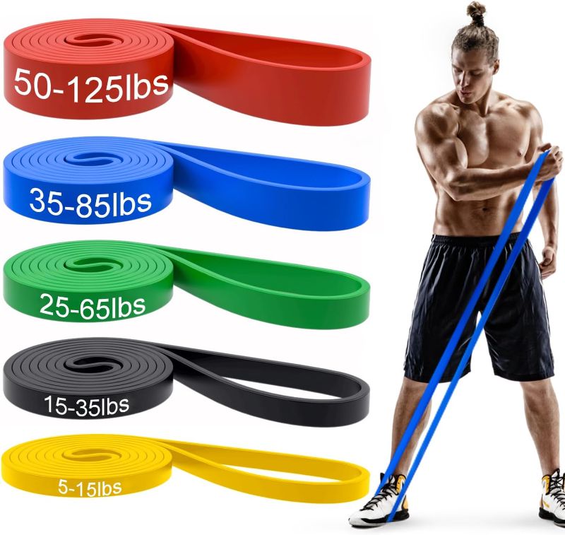 Photo 1 of Pull Up Bands, Resistance Bands, Pull Up Assistance Bands Set for Men & Women, Exercise Workout Bands for Working Out, Body Stretching, Physical Therapy, Muscle Training
