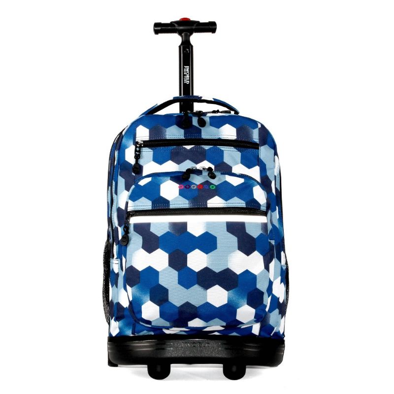 Photo 1 of  J World Sundance Rolling Laptop 13.5" Backpack - Mini Dia: Wheeled, 15.6" Laptop Sleeve, Water-Resistant 