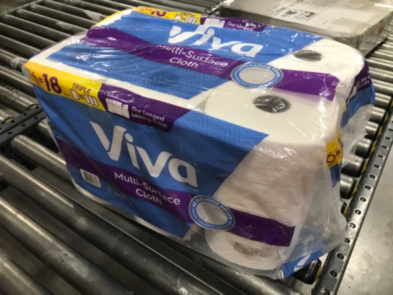 Photo 2 of  Viva Multi-Surface Cloth Paper Towels 6 Triple Rolls 