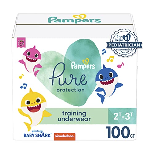 Photo 1 of  Pampers Pure Protection Training Underwear - Baby Shark - Size 2T-3T - 100ct 