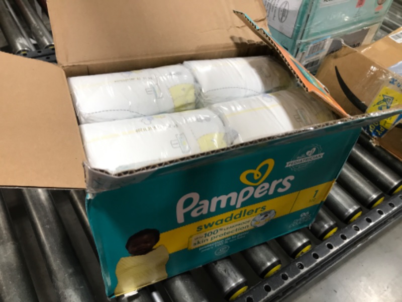 Photo 2 of  Pampers Swaddlers Newborn Diapers, Size 1, 96 Count 