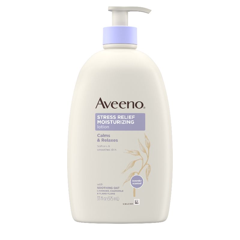 Photo 1 of  Aveeno Stress Relief Moisturizing Lotion Lavender - 33 Fl Oz 