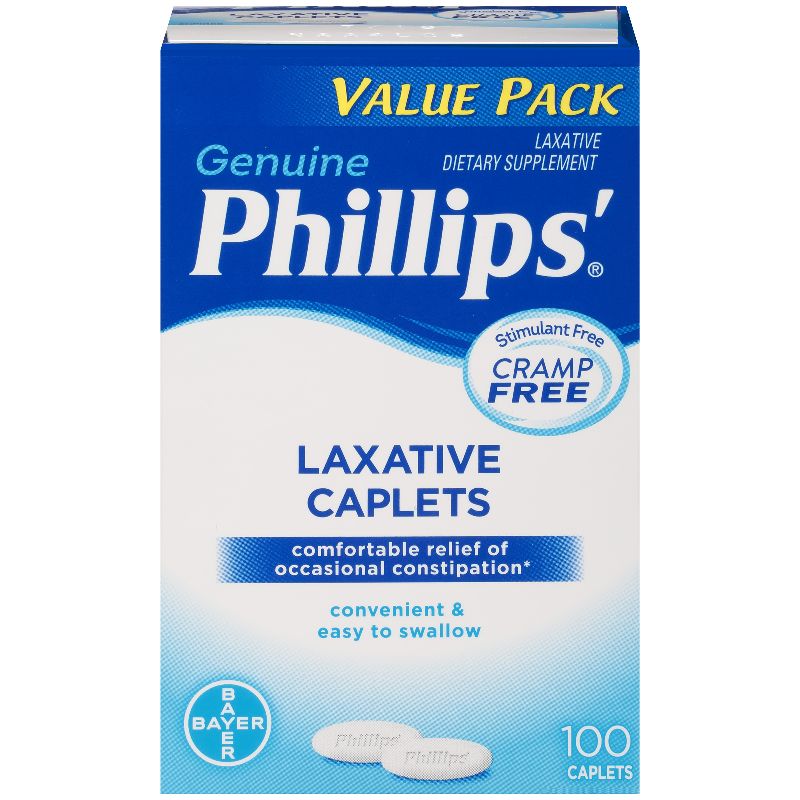 Photo 1 of  Phillip's, Laxative Caplets, 100 Caplets BEST BY 11 2025