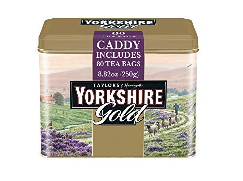 Photo 1 of  Taylors of Harrogate Yorkshire Gold Tin, 80 Teabags. BEST BEFORE 03 2025