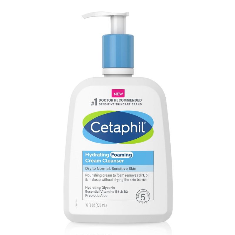 Photo 1 of  Cetaphil Hydrating Foaming Cream Face Cleanser - 16 Fl Oz 