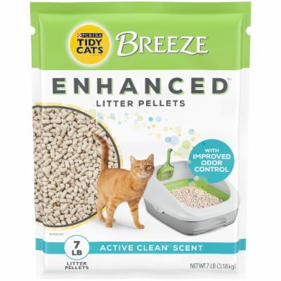 Photo 1 of  Tidy Cats Breeze Enhanced Active Clean Pellets Cat Litter - 7lbs 