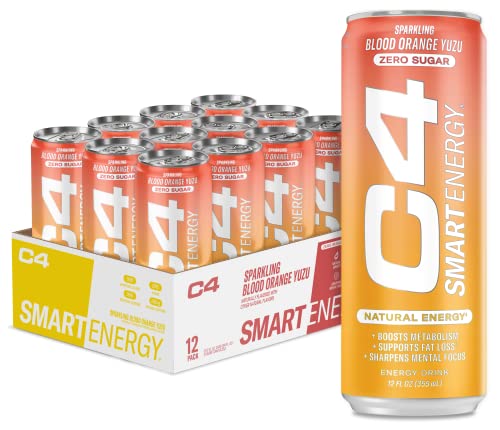 Photo 1 of  C4 Smart Energy Crb 12oz 12pk Blood Orange Yuzu BEST BY 09 2024