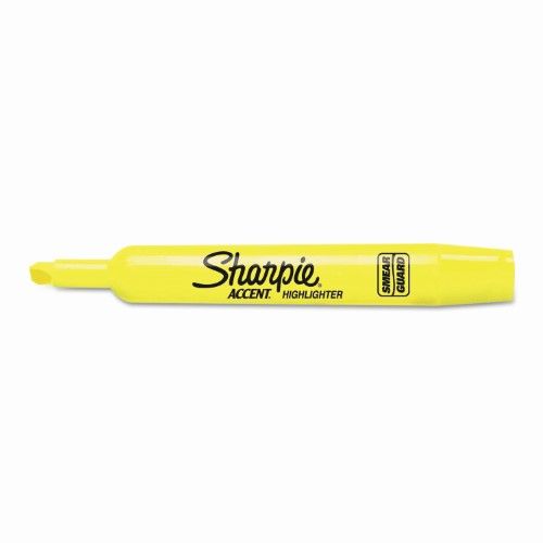 Photo 1 of  Sharpie Tank Style Highlighters Chisel Tip Fluorescent Yellow 36 Count 