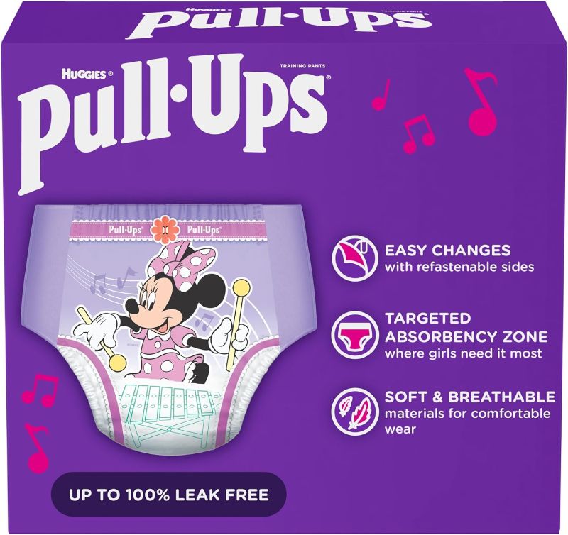 Photo 1 of  Pull-Ups Girls' Potty Training Pants, Size 3T-4T Training Underwear (32-40 lbs), (Pack of 28) 