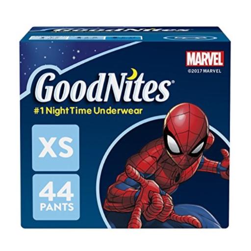 Photo 1 of  Goodnites Overnight Underwear for Boys XS (28-43 Lb.) 44 Ct 