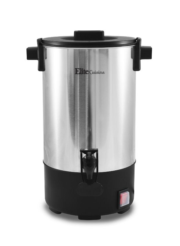 Photo 1 of  Elite Cuisine 30-Cup Stainless Steel Coffee Brewer 