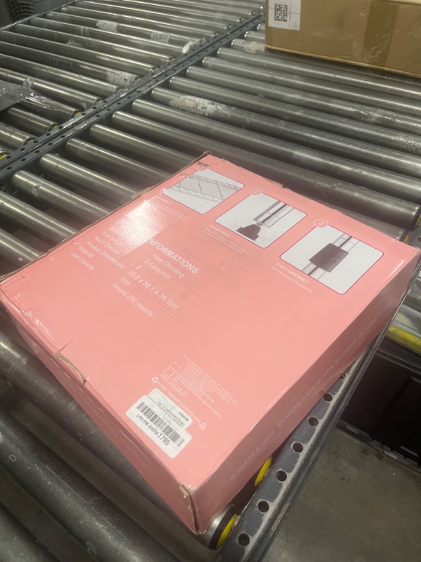 Photo 1 of Stacking Shelf Adjustable, Stackable & Expandable, Heavy Duty Storage Shelving Unit, Cabinet Organizer Shelf (2-tier)