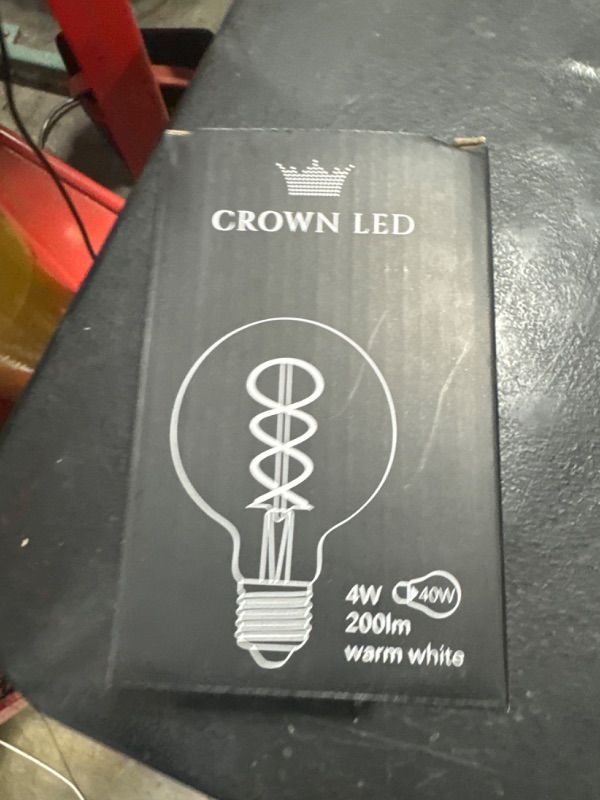 Photo 2 of ?arówka LED Filament Edison Retro ?ciemnialna 4W
