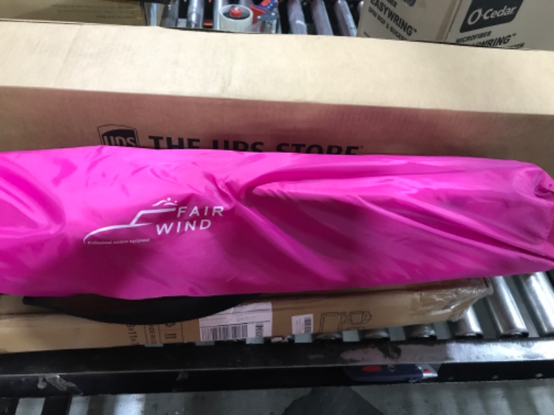 Photo 1 of Beach Umbrella Chair, Beach Chairs for Adults, Shade Chair with Umbrella Folding Backpack Portable Concert Bag Sand Chair with Cup Holder - Pink Pink Single Pack