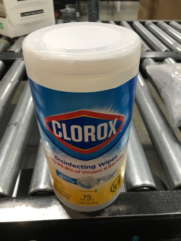 Photo 2 of Clorox Disinfecting Wipes, Bleach Free Cleaning Wipes, Fresh Scent, 75 Count (Package May Vary) 75 Count (Pack of 1)