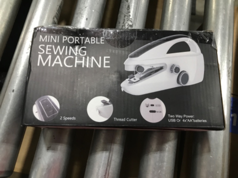 Photo 1 of Handheld Sewing Machine, Sewing Machine for Beginners, Mini Sewing Machine for Quick Stitching, Electric Portable Sewing Machine 