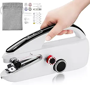 Photo 1 of Handheld Sewing Machine, Sewing Machine for Beginners, Mini Sewing Machine for Quick Stitching, Electric Portable Sewing Machine 