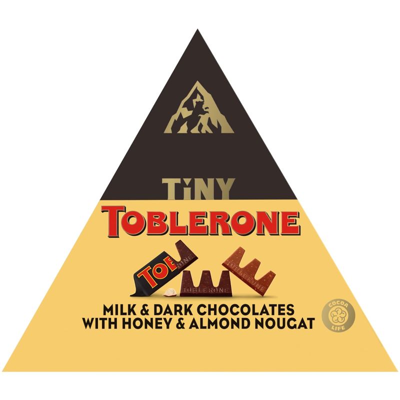 Photo 1 of  6 PACK Toblerone Tiny Swiss Chocolate Gift Set, Dark Chocolate, Milk Chocolate Candy Bars with Honey & Almond Nougat, Valentines Day Chocolate Candy, 7.05 oz 08/26/2024