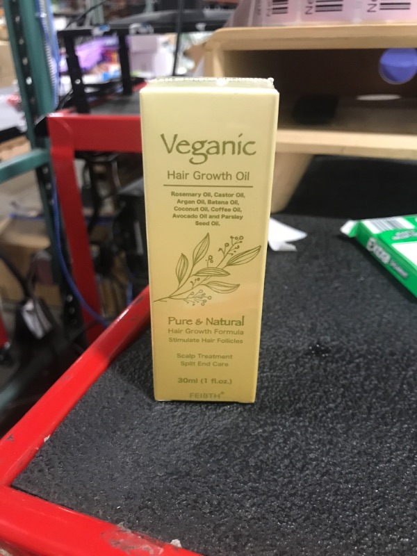 Photo 2 of Veganic Natural Hair Growth Oil, Veganic Hair Growth Oil, Rosemary Oil for Hair Growth Organic with Rosemary Oil, Castor Oil, Argan Oil, Raw Batana Oil for Men and Women 1pcs Expire May 10 2027