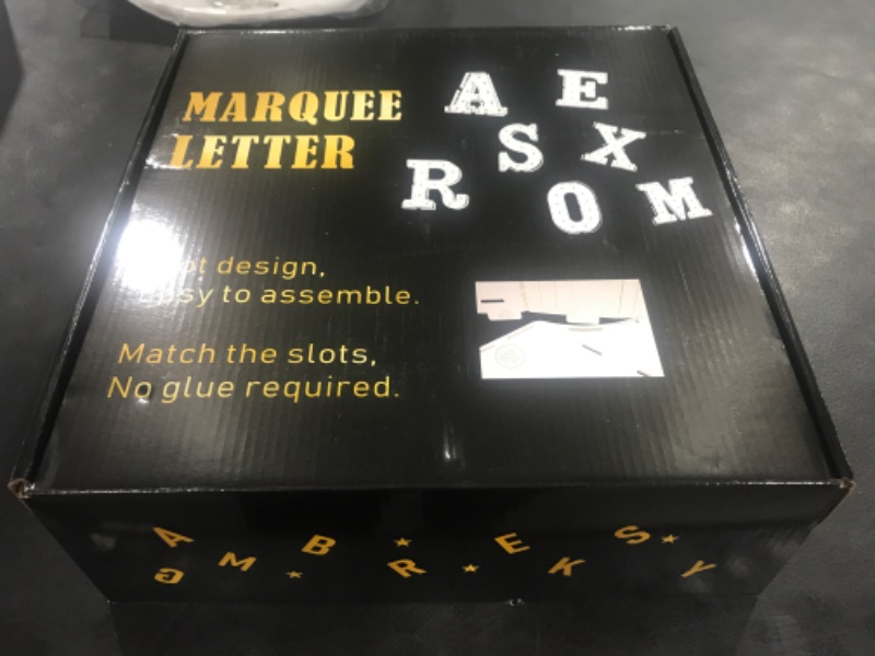 Photo 1 of Pooqla 3FT Marquee Light Up Letters, Color Changing LED Lighted Letters with Remote, Large Block Letters for Party Decoration, Balloon Frame Birthday Baby Shower Wedding Decor, Giant Letter B