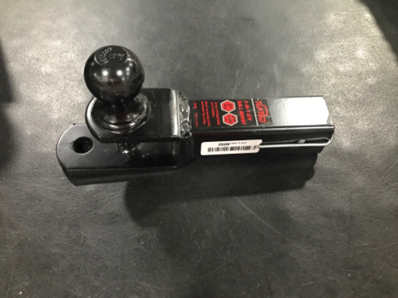 Photo 2 of 3-in-1 ATV/UTV Hitch Ball Mount Adapter with 1-7/8" Ball, Fits 2 inch Hitch Receiver, with Pin and Clip