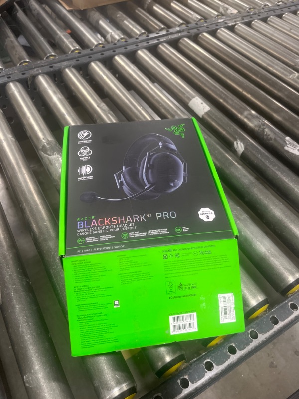 Photo 1 of Razer BlackShark V2 Pro Wireless Gaming Headset: THX 7.1 Spatial Surround Sound - 50mm Drivers - Detachable Mic - for PC, PS5, PS4, Switch, Black