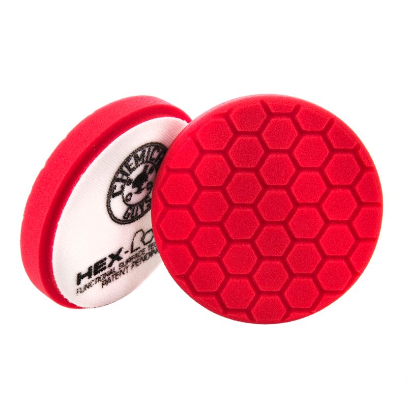 Photo 1 of  CHGBUFX-107HEX5 5.5 in. Hex-Logic Perfection Ultrafine Wax & Sealant Finishing Pad, Red 