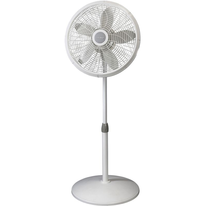 Photo 1 of  Lasko 18" Adjustable Elegance and Performance Pedestal Fan - White 