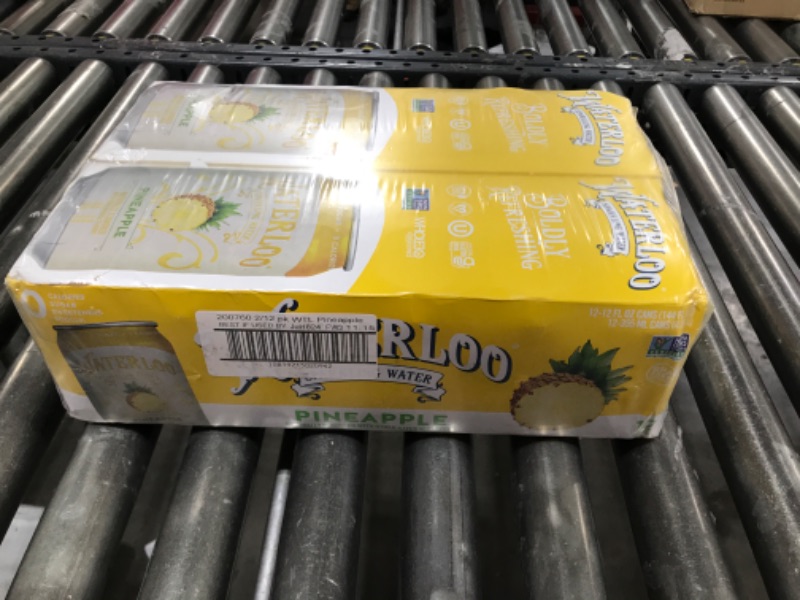 Photo 2 of (Price/Case)Waterloo - Sparkling Water Pineapple - Case of 2-12/12 FZ
Best By:7/18/24
