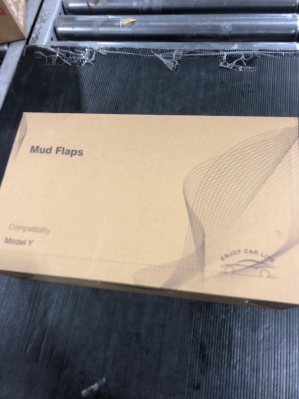 Photo 1 of 2024 Upgrade Tesla Model Y Accessories Mud Flaps [No Drilling Install - Full Install Tools] [Vehicle Tire Protector] Military Grade Design Splash Guard for Tesla Model Y 2020-2024 (Set of 4)