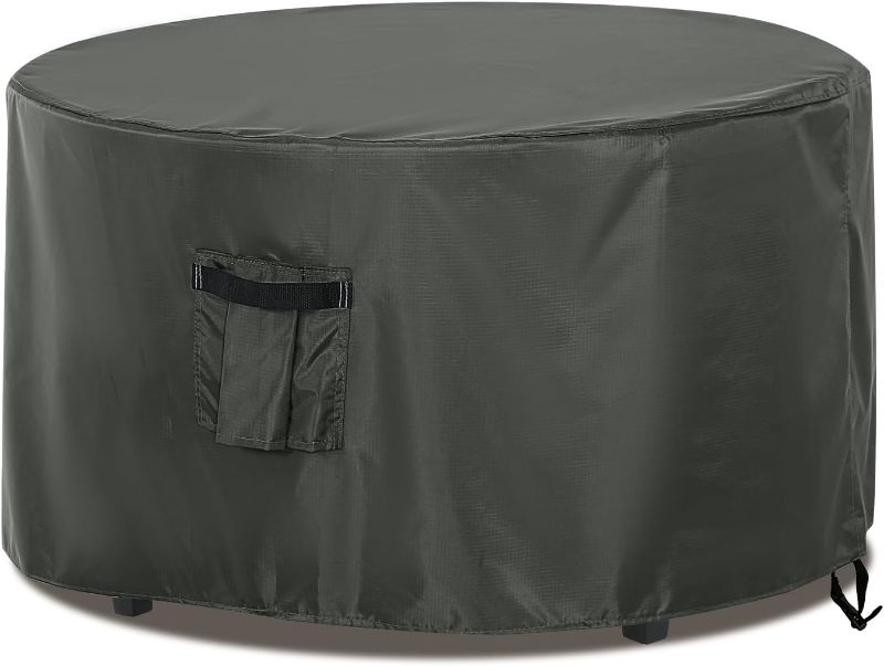 Photo 1 of ABCCANOPY Ottoman Cover Upholstered Chair Cover Universal Furniture Cover Chair Cover Common Indoor and Outdoor Waterproof and Dustproof 30x40x17 Grey