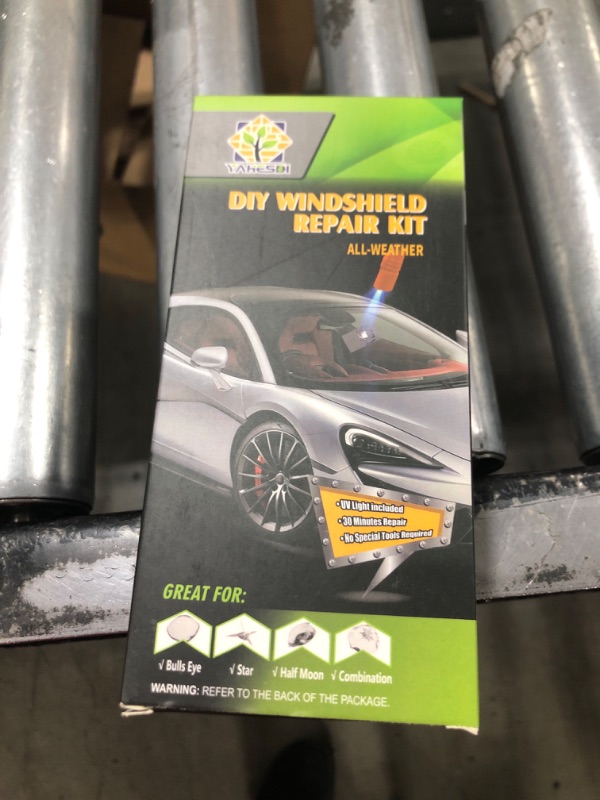 Photo 1 of 2021 New DIY Windshield Repair Kit, with UV Curing Light, Fast Repair, Car Glass Repair Tool Set for Half-Moon Cracks and The Combination Cracks