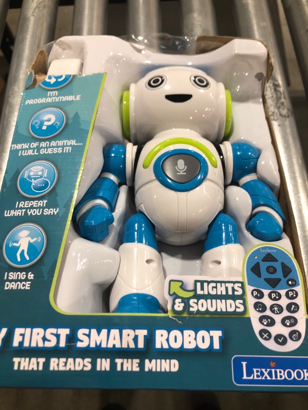 Lexibook POWERMAN JR. STEM Robot with Quiz Music and Games (English ...