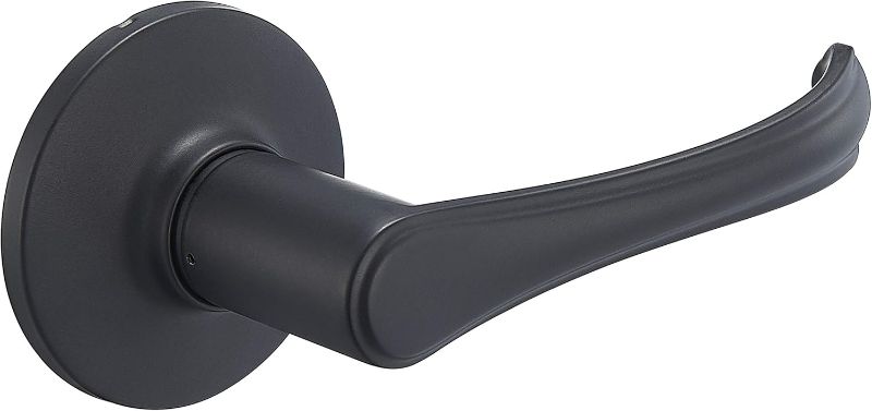 Photo 1 of Amazon Basics December Dummy Door Lever - Matte Black
