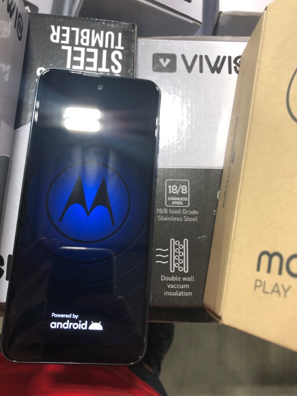 Photo 1 of Moto G Play 2023 3-Day Battery Unlocked Made for US 3/32GB 16MP Camera Navy Blue Navy Blue Unlocked Smartphone