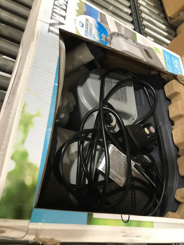 Photo 1 of Intex 28633EG 2500 GPH Krystal Clear Cartridge Filter Pump System with 1,900 GPH Flow Rate, 110-120V GFCI, and Automatic Timer for Above Ground Pools 2,500 Gallons Per Hour Filter Pump