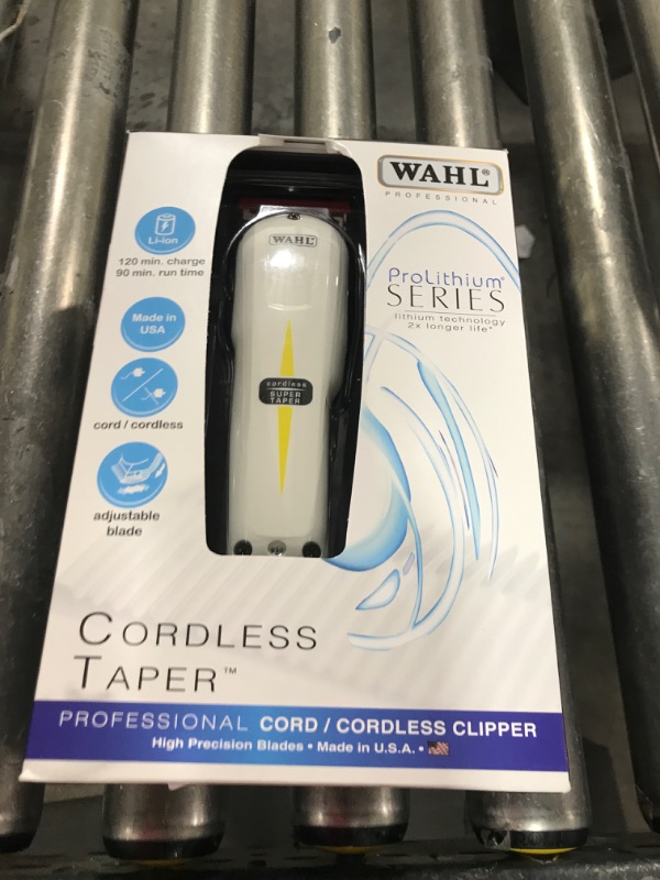 Photo 2 of Clippers by WAHL Cordless Super Taper Clipper