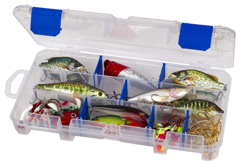 Photo 1 of Flambeau Outdoors 3003 Tuff Tainer, Fishing Tackle Tray Box, Includes [9] Zerust Dividers, 18 Compartments