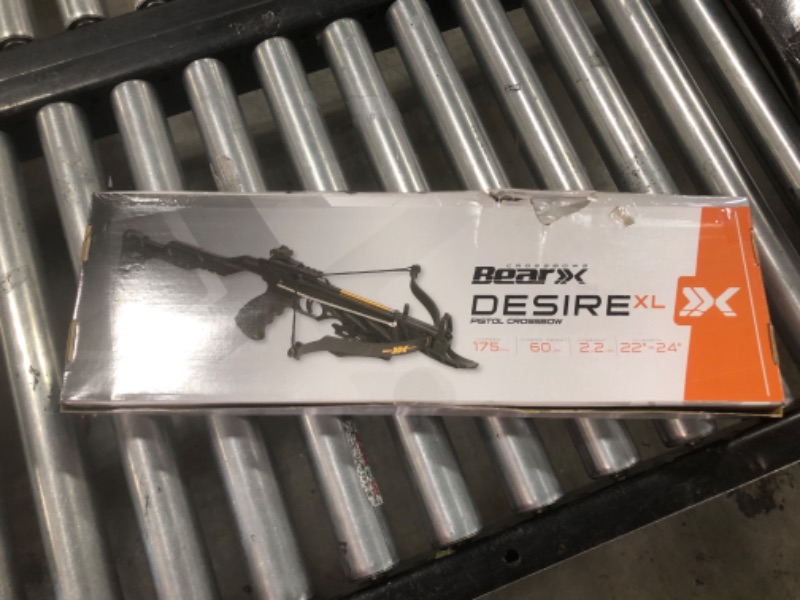 Photo 2 of Bear X Desire XL Self-Cocking Pistol Crossbow with 3 Premium Bolts
