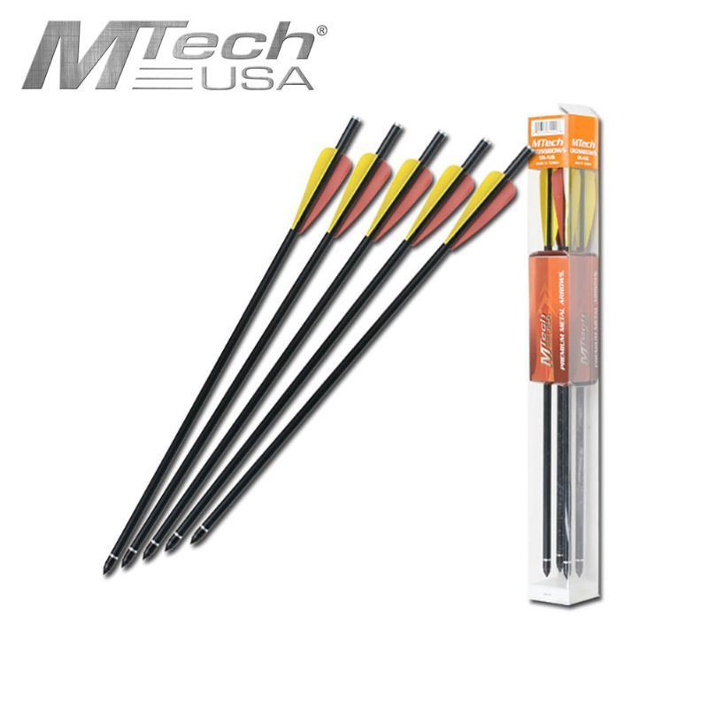 Photo 1 of Crossbow BOLTS | Mtech Premium 16 Black Aluminum Arrows - Quantity 5