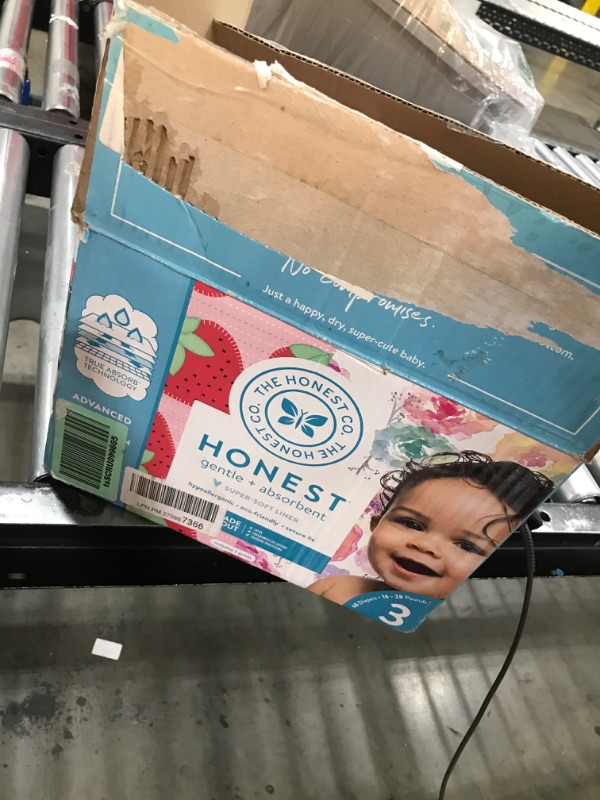 Photo 2 of The Honest Company Clean Conscious Diapers | Plant-Based, Sustainable | Wild Thang + Flower Power | Club Box, Size 3 (16-28 lbs), 68 Count Size 3 (68 Count) Wild Thang + Flower Power