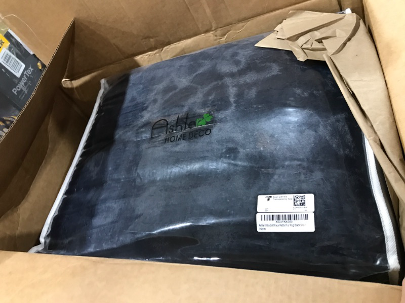 Photo 1 of Ashler Faux Rabbit Fur Rug, Black 5x7 FT Fluffy Soft Area Rug, Rectangle Fuzzy Carpet for Living Room, Bedroom, Machine Washable Shaggy Nursery Rug - 3D Bubble Rug 5 X 7 ft Black